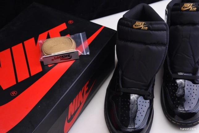 HYPE JORDAN GOLD 1 METALLIC 555088-032 RETRO AIR (2020) BLACK HIGH 0818